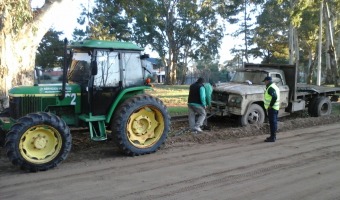 Retiraron camin abandonado  en Circunvalacin